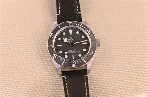 tudor black bay silver case